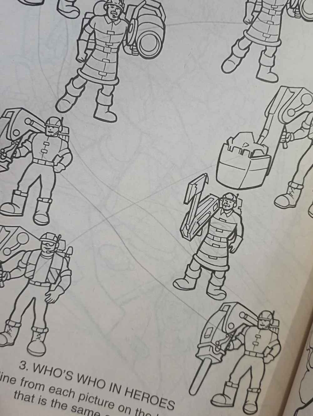 Vintage Fisher-Price Rescue Heroes Coloring and Activity Book